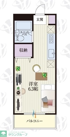 b’CASA熊谷IIIre-bornの物件間取画像